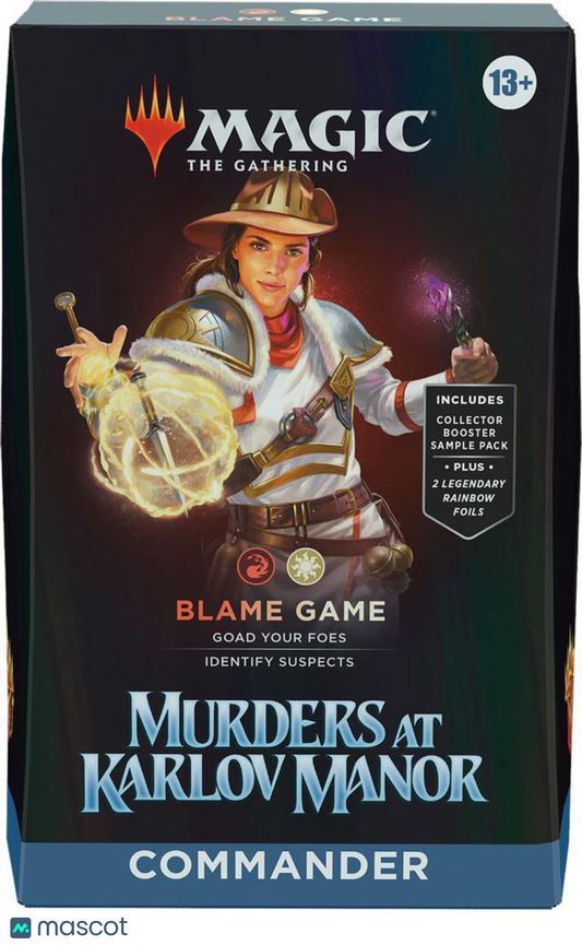 Magic The Gathering Blame Game (Murders at Karlov Manor) Commander Deck