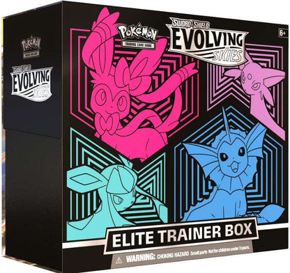 2021 Pokémon TCG: Sword & Shield—Evolving Skies (Vaporeon) Elite Trainer Box