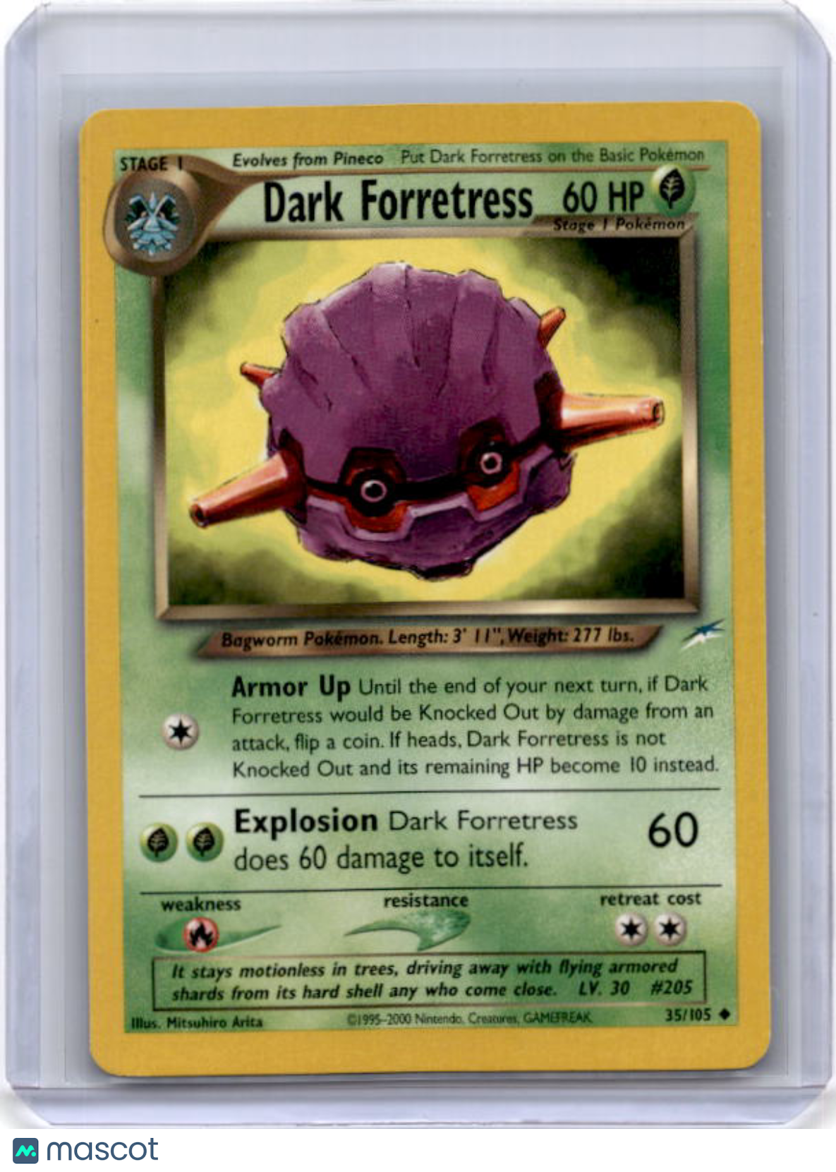 2002 Pokemon TCG Dark Forretress Neo Destiny #35/105 Basic Unlimited