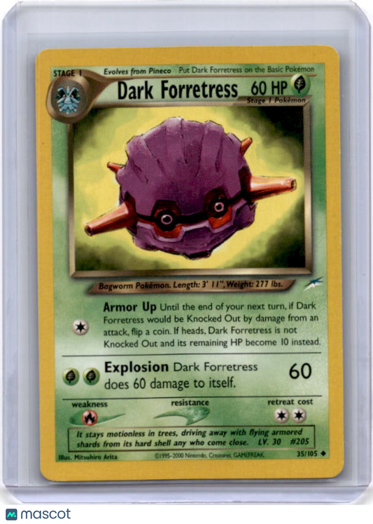 2002 Pokemon TCG Dark Forretress Neo Destiny #35/105 Basic Unlimited