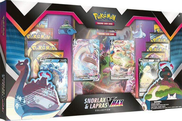 2020 Pokemon: Snorlax & Lapras VMAX Collection
