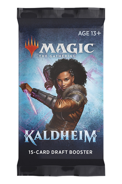 2021 Magic: The Gathering Kaldheim Sleeved Draft Booster Pack - Papa Joey's Collectibles