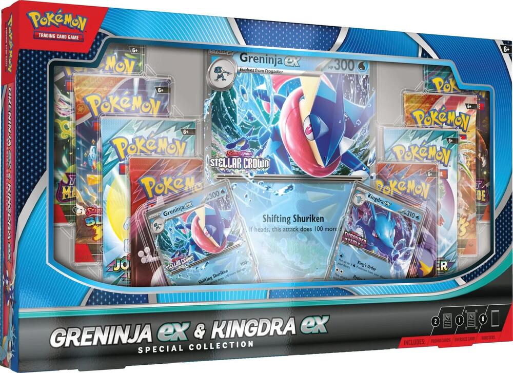 2025 Pokémon TCG: Greninja ex & Kingdra ex Special Collection