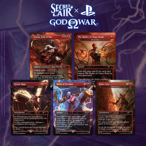 2025 Magic: The Gathering Secret Lair God of War Greek Non-Foil Edition Box