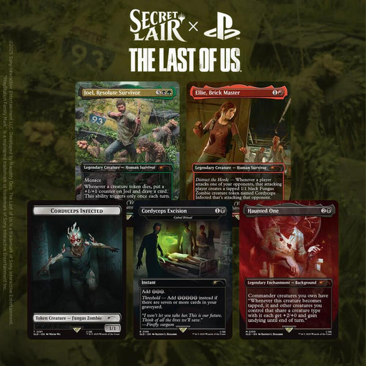 2025 Magic: The Gathering Secret Lair The Last of Us Part 1 Non-Foil Edition Box
