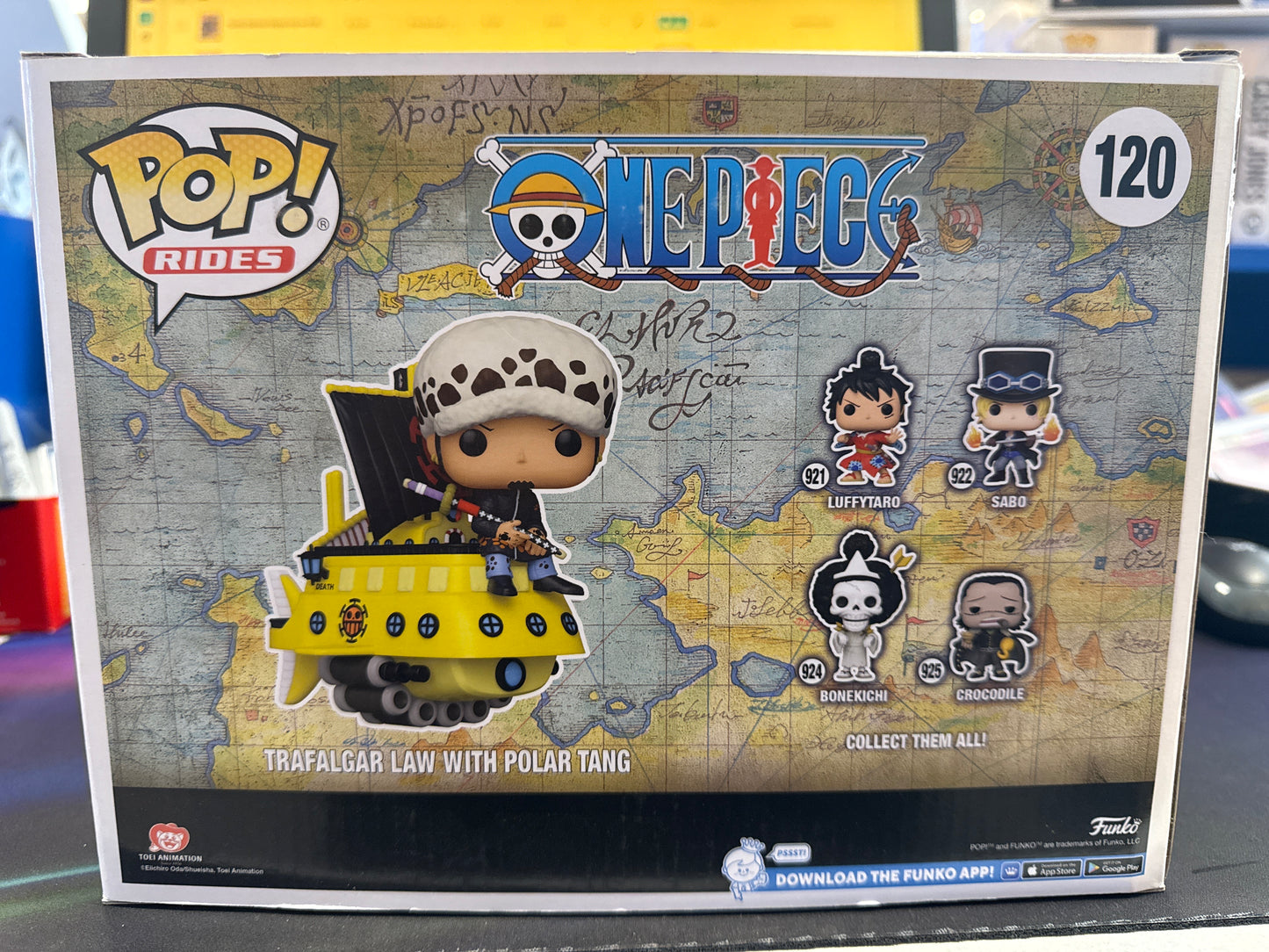 Funko One Piece Trafalgar Law with Polar Tang 120 2023 Wondrous Convention
