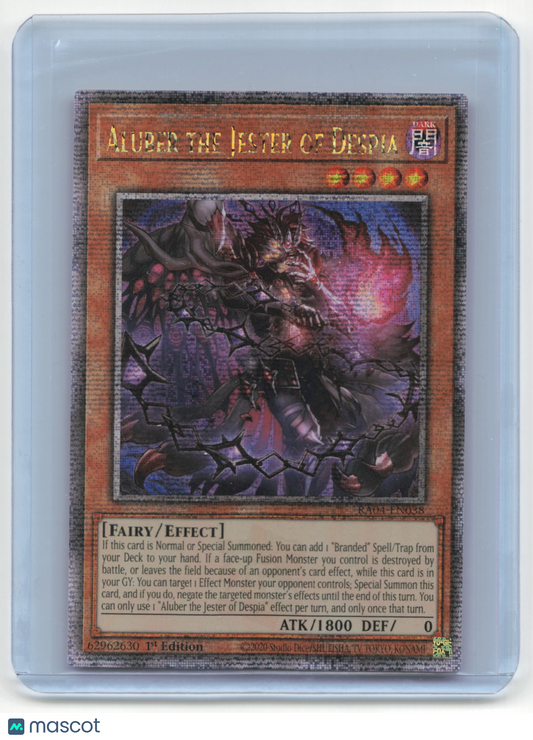 2025 Yu-Gi-Oh! Aluber the Jester of Despia QC Stampede #RA04-EN038 QCR