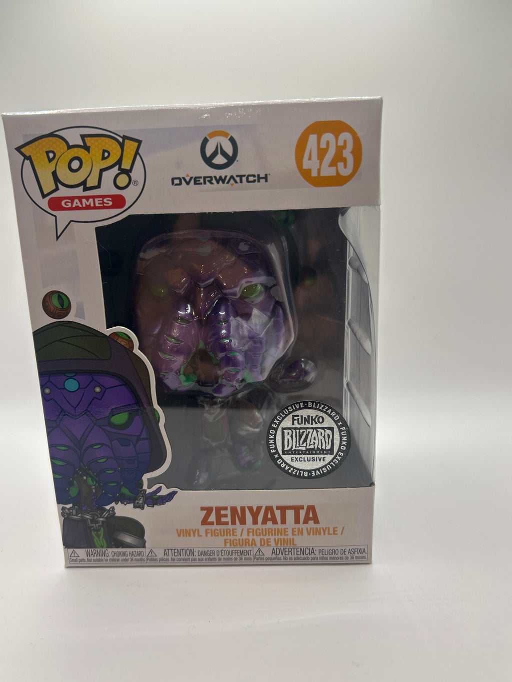 POP! GAMES OVERWATCH 423 ZENYATTA Funko Exclusive BLIZZZARD!