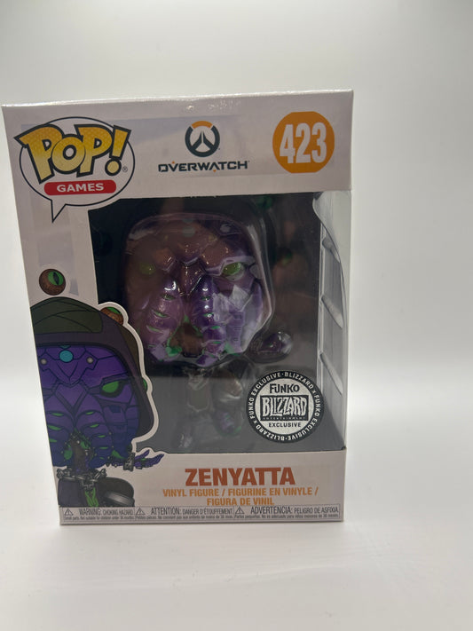 POP! GAMES OVERWATCH 423 ZENYATTA Funko Exclusive BLIZZZARD!