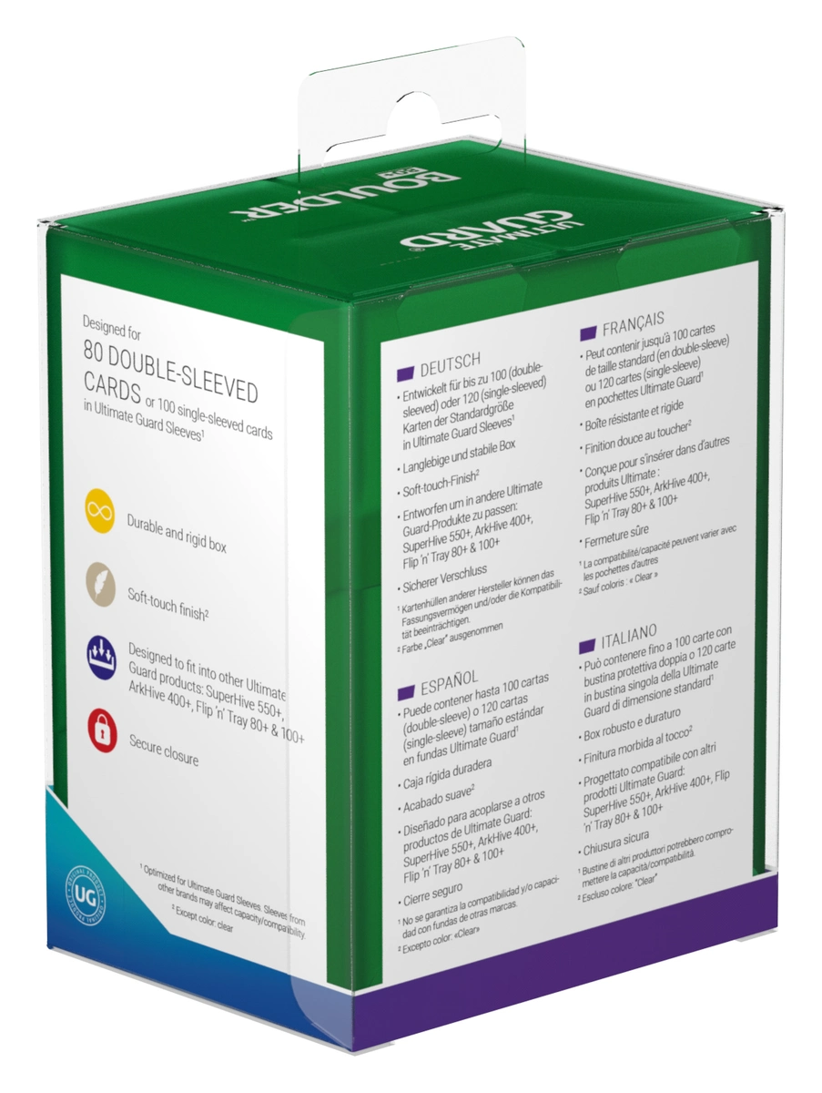 Ultimate Guard Emerald Boulder 80+ Deck Box