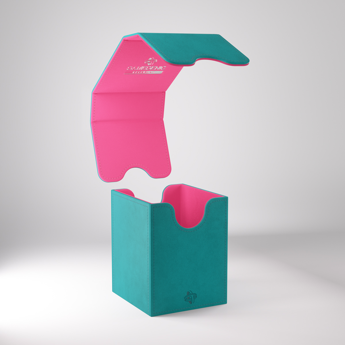 Gamegenic Squire 100+ XL Convertible Teal/Pink Deck Box