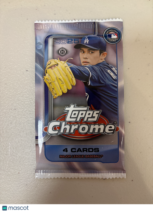 2025 Topps Chrome Baseball Hobby Pack
