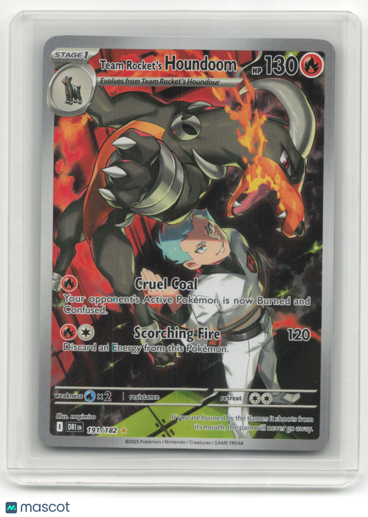2025 Pokemon Houndoom Destined Rivals #191/182