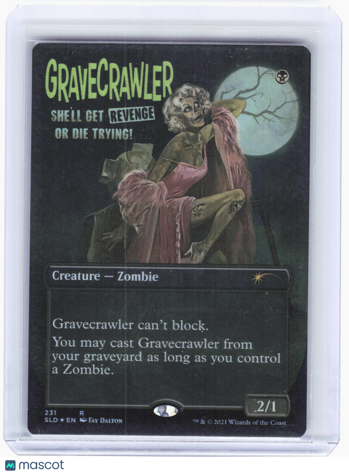 2021 Magic: The Gathering—Gravecrawler #231 Secret Lair Drop—Rare Foil
