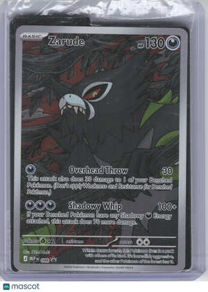 2026 Pokemon—Zarude #088 Mega Evolution Promo—Black Star Promo Holo [Sealed]