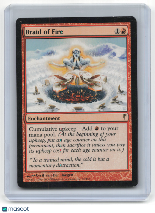 2006 Magic: The Gathering Braid of Fire Coldsnap #78/155
