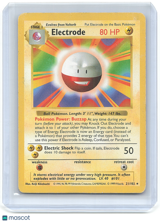 1999 Pokemon Electrode #21/102 - Papa Joey's Collectibles