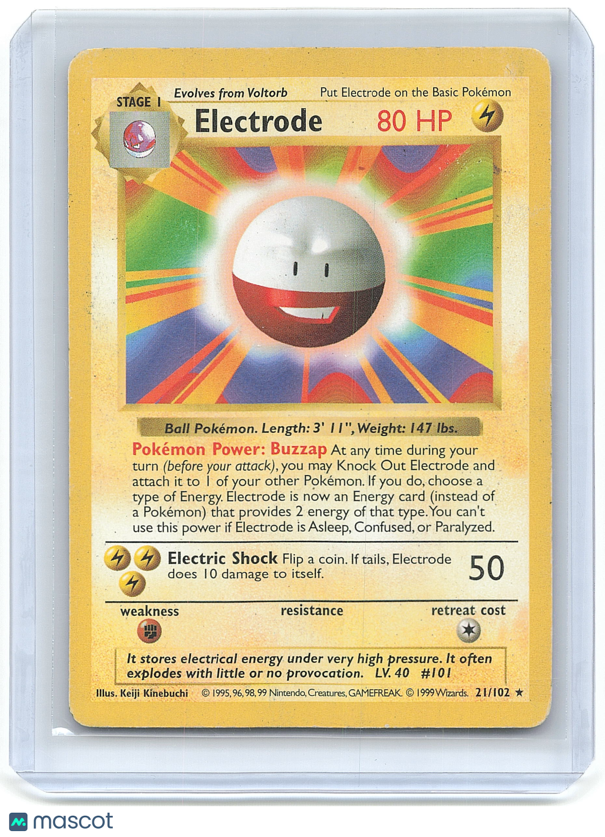 1999 Pokemon Electrode #21/102