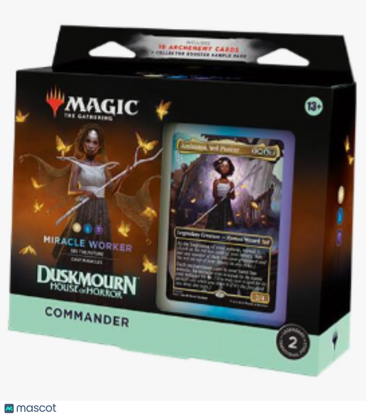 2024 Magic The Gathering Duskmourn Miracle Worker Commander Deck