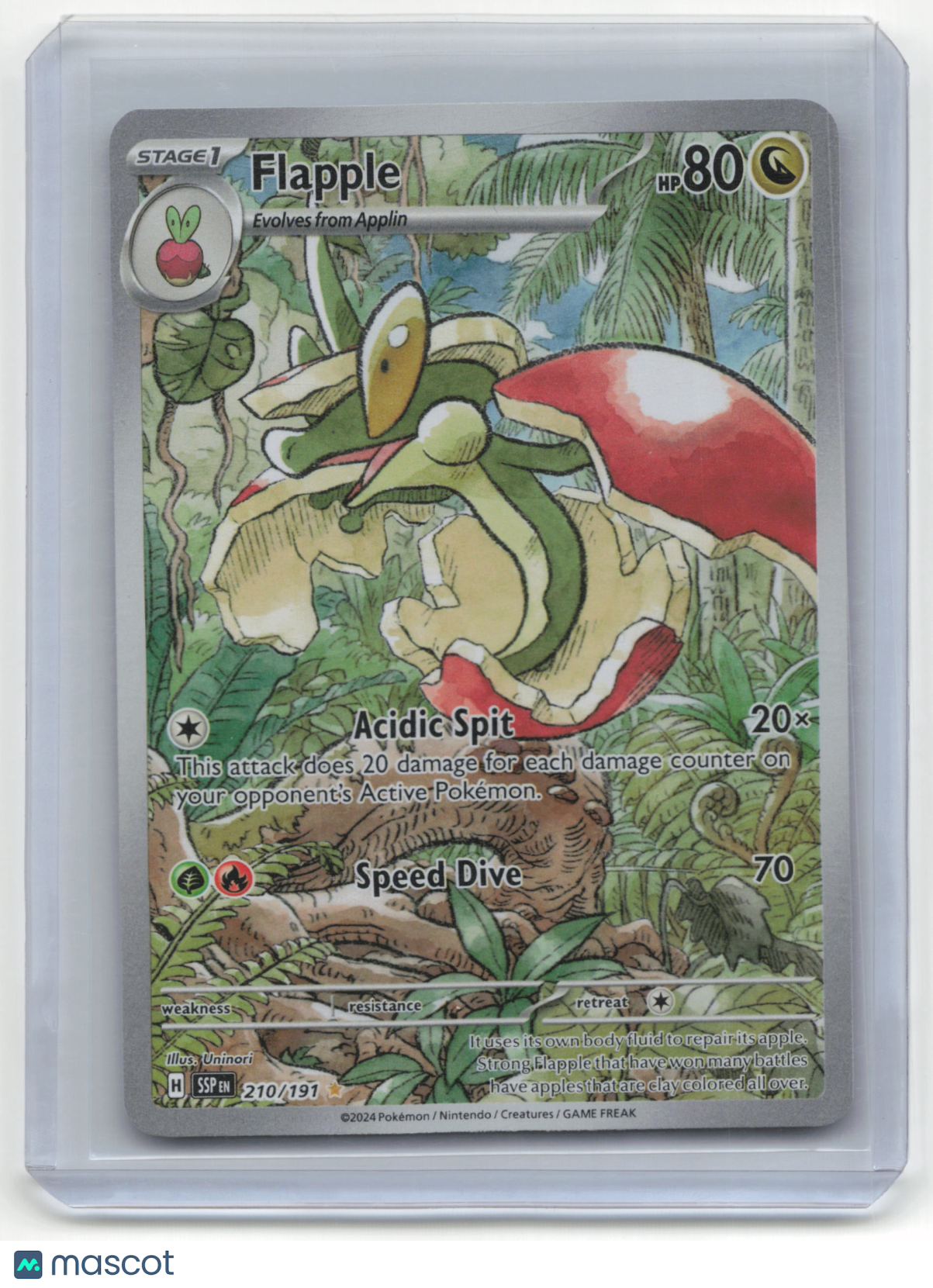 2021 Pokemon TCG Flapple Surging Sparks #210/203
