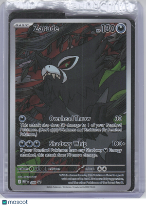 2026 Pokemon—Zarude #088 Mega Evolution Promo—Black Star Promo Holo [Sealed]