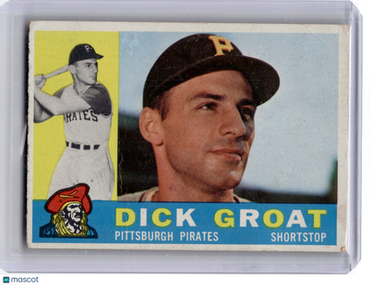 1961 Topps Baseball—Dick Groat #258 —Very Good