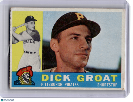 1961 Topps Baseball—Dick Groat #258 —Very Good