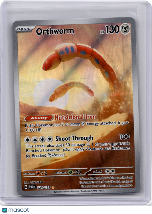 2023 Pokemon TCG Orthworm Paldea Evolved #224/193
