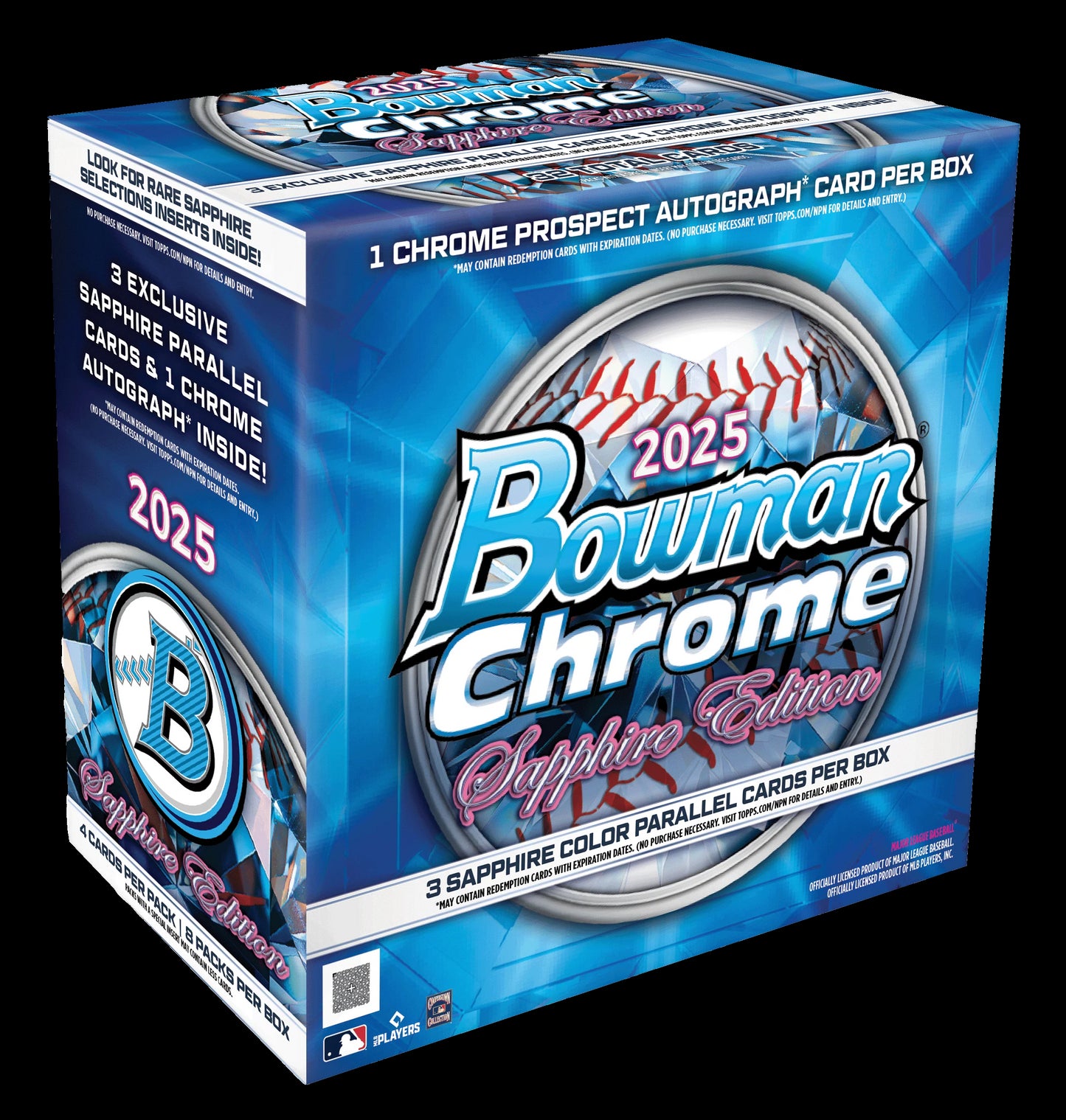 2025 Bowman Chrome Sapphire Edition Baseball Hobby Box