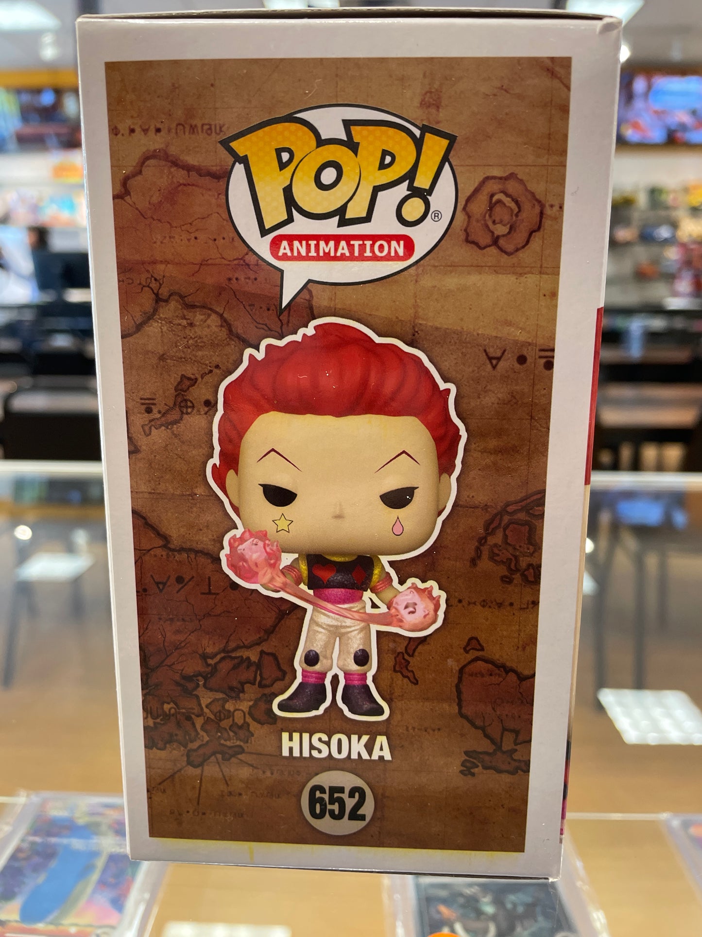 Funko MHA Hisoka #652(VG) Hot Topic Excl., Diamond KEITH SILVERSTEIN Auto PSA