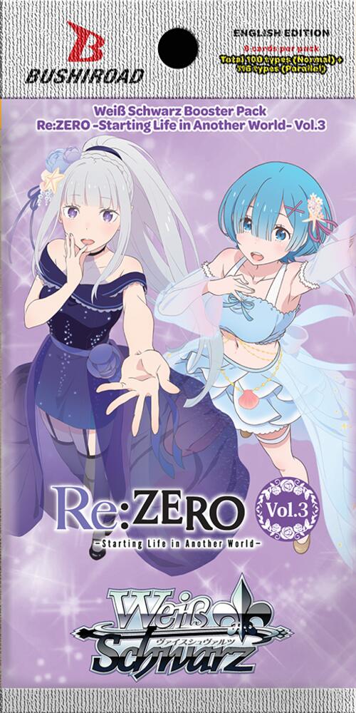 Weib Schwarz — Re: Zero Starting Life in Another World Vol. 3 Booster Pack
