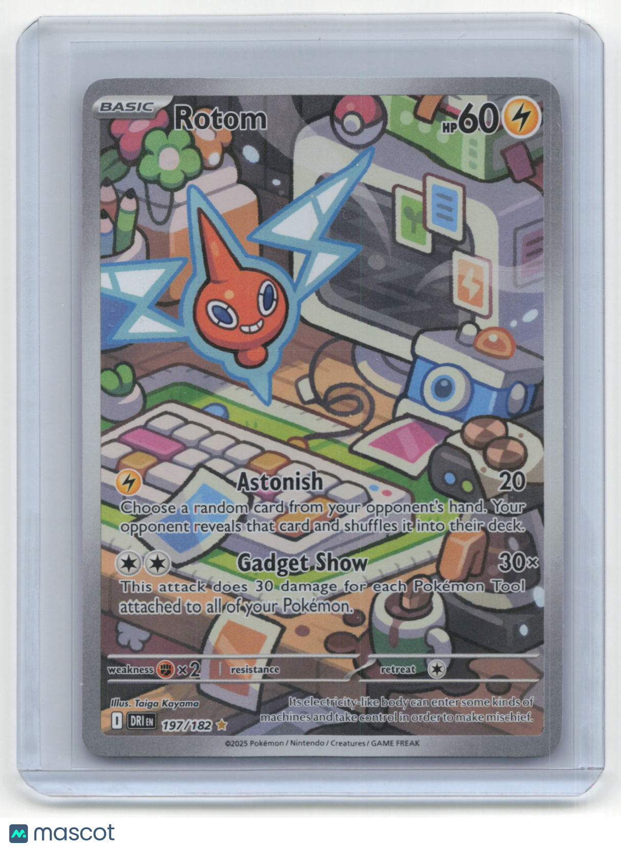 2025 Pokemon TCG Rotom Destined Rivals #197/182