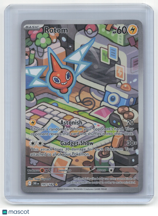 2025 Pokemon TCG Rotom Destined Rivals #197/182