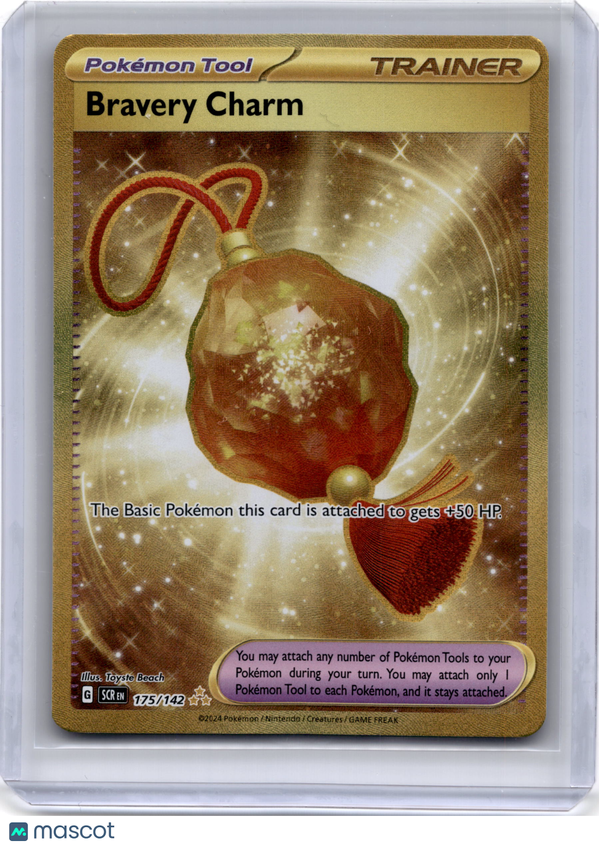 2024 Pokemon Bravery Charm Stellar Crown #175/142