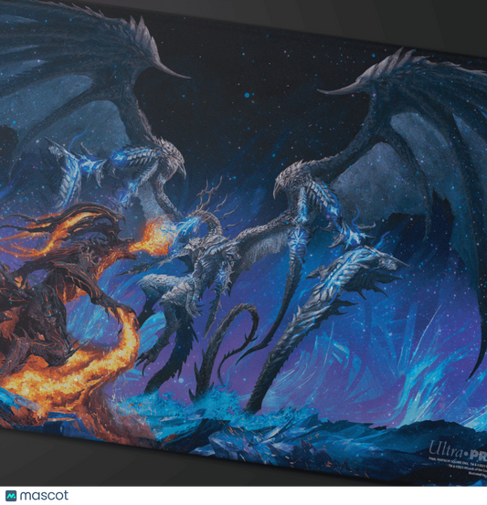 Ultra PRO | Magic: The Gathering Final Fantasy Playmat (Bahamut and Ifrit, Holo) - Papa Joey's Collectibles