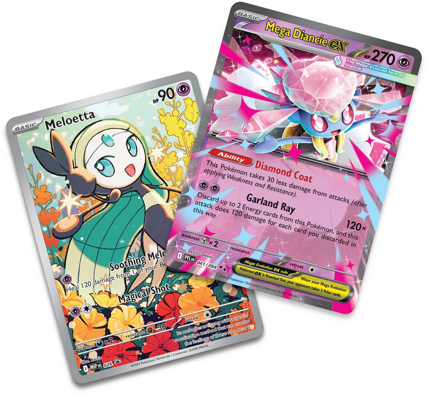 2025 Pokemon Mega Evolution (Mega Diancie ex) Mega Battle Deck