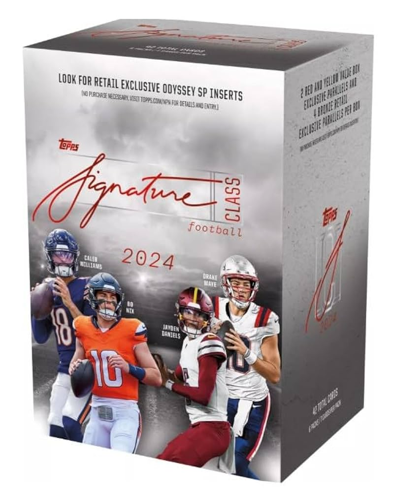 2024 Topps Signature Class Football Blaster Box
