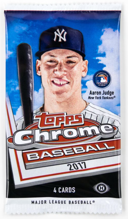 2017 Topps Chrome Baseball Hobby Pack