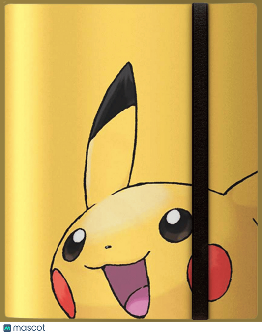 Ultra PRO Standard size Pikachu 9-Pocket 360 ct Binder With Elastic Strap
