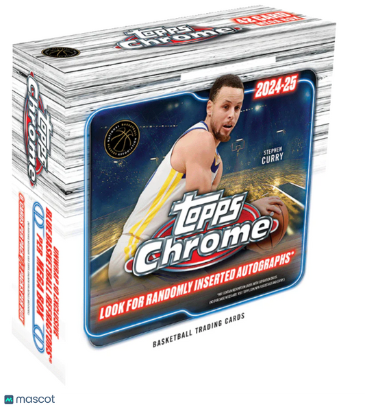 2024-25 Topps Chrome Basketball Mega Hobby Box