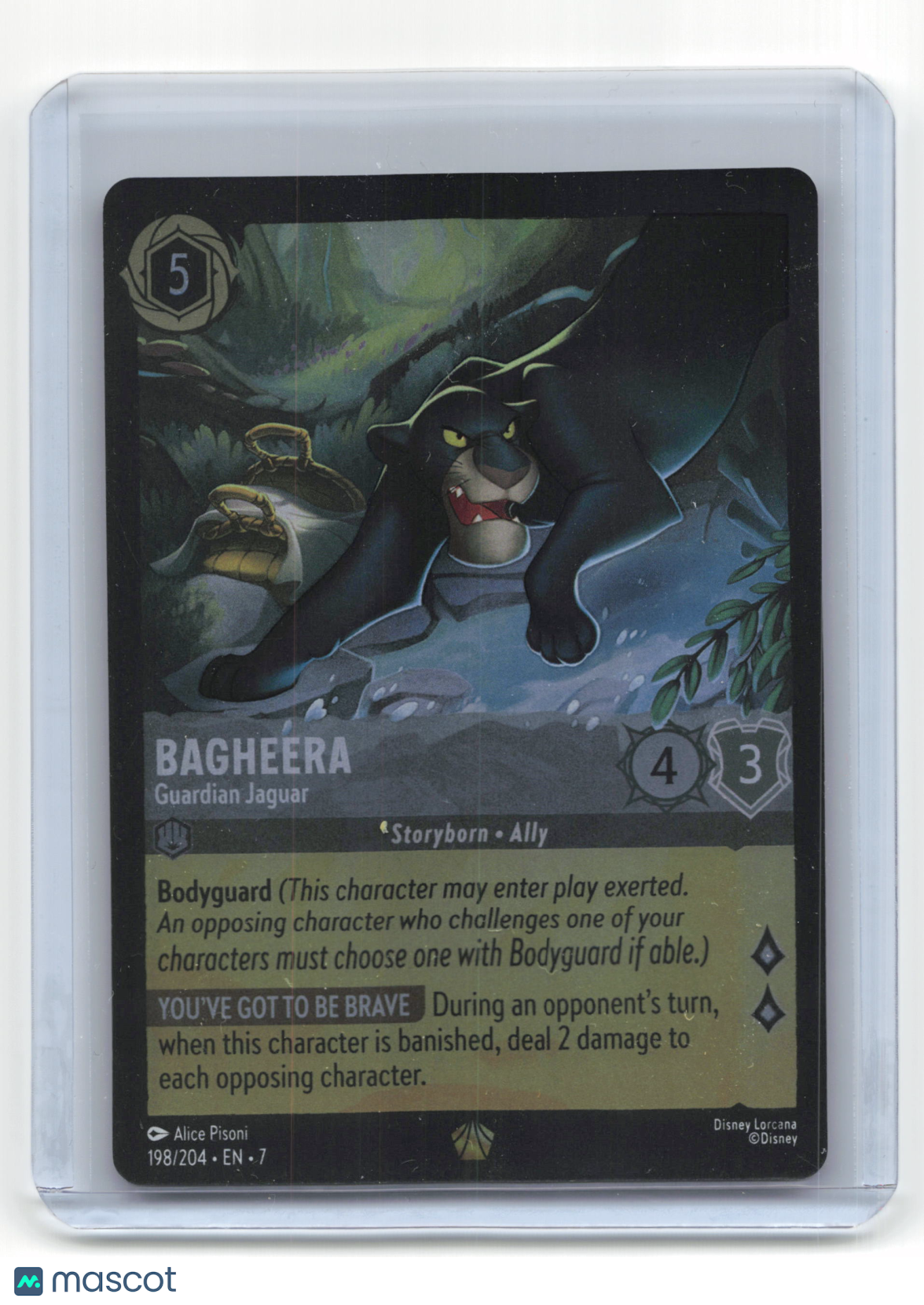 2024 Lorcana Bagheera Archazia's Island #198/204 Foil