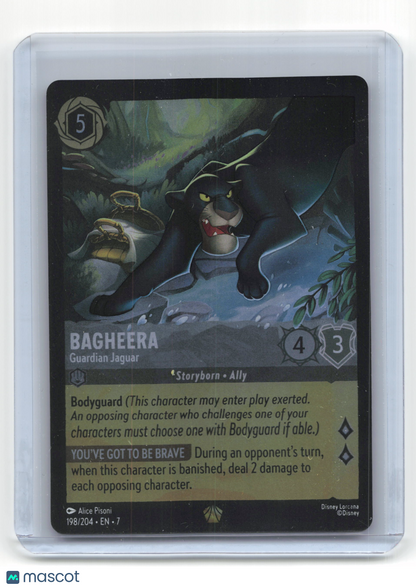 2024 Lorcana—Bagheera #198/204 Archazia's Island— Foil