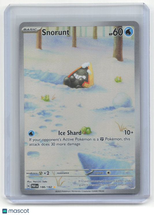 2023 Pokemon TCG Snorunt Paradox Rift #188/182