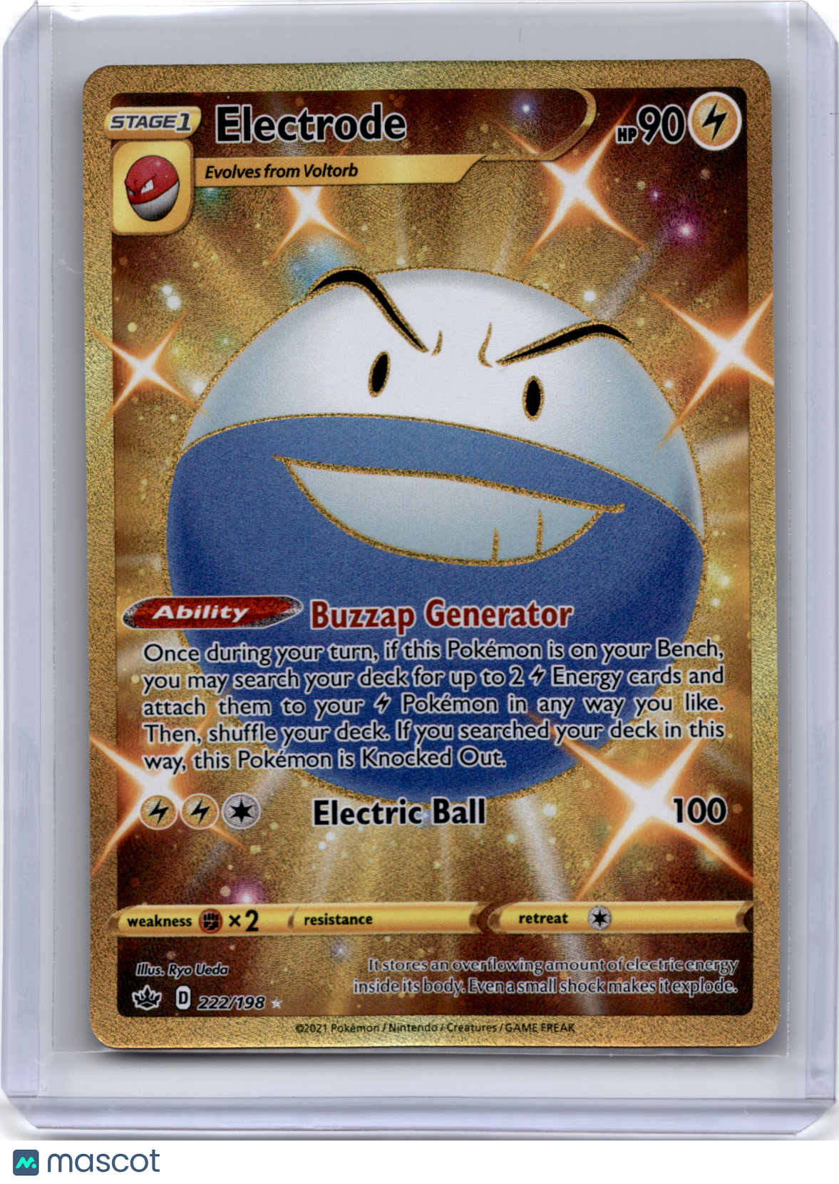 2021 Pokemon TCG Electrode Chilling Reign #222/198 - Papa Joey's Collectibles
