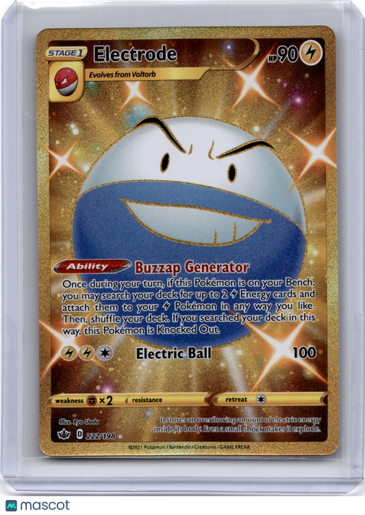 2021 Pokemon TCG Electrode Chilling Reign #222/198