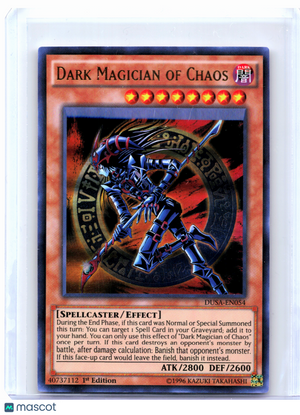 2017 Yu-Gi-Oh!—Dark Magician of Chaos #DUSA-EN054 Duelist Saga—Ultra Rare (1E)