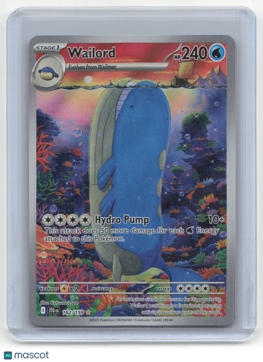 2025 Pokemon TCG Wailord Journey Together #162/159