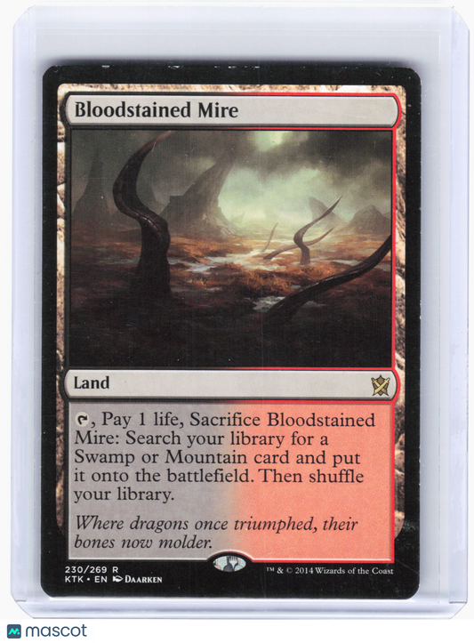 2014 Magic: The Gathering—Bloodstained Mire #230 Khans of Tarkir—Non-Foil [LP]