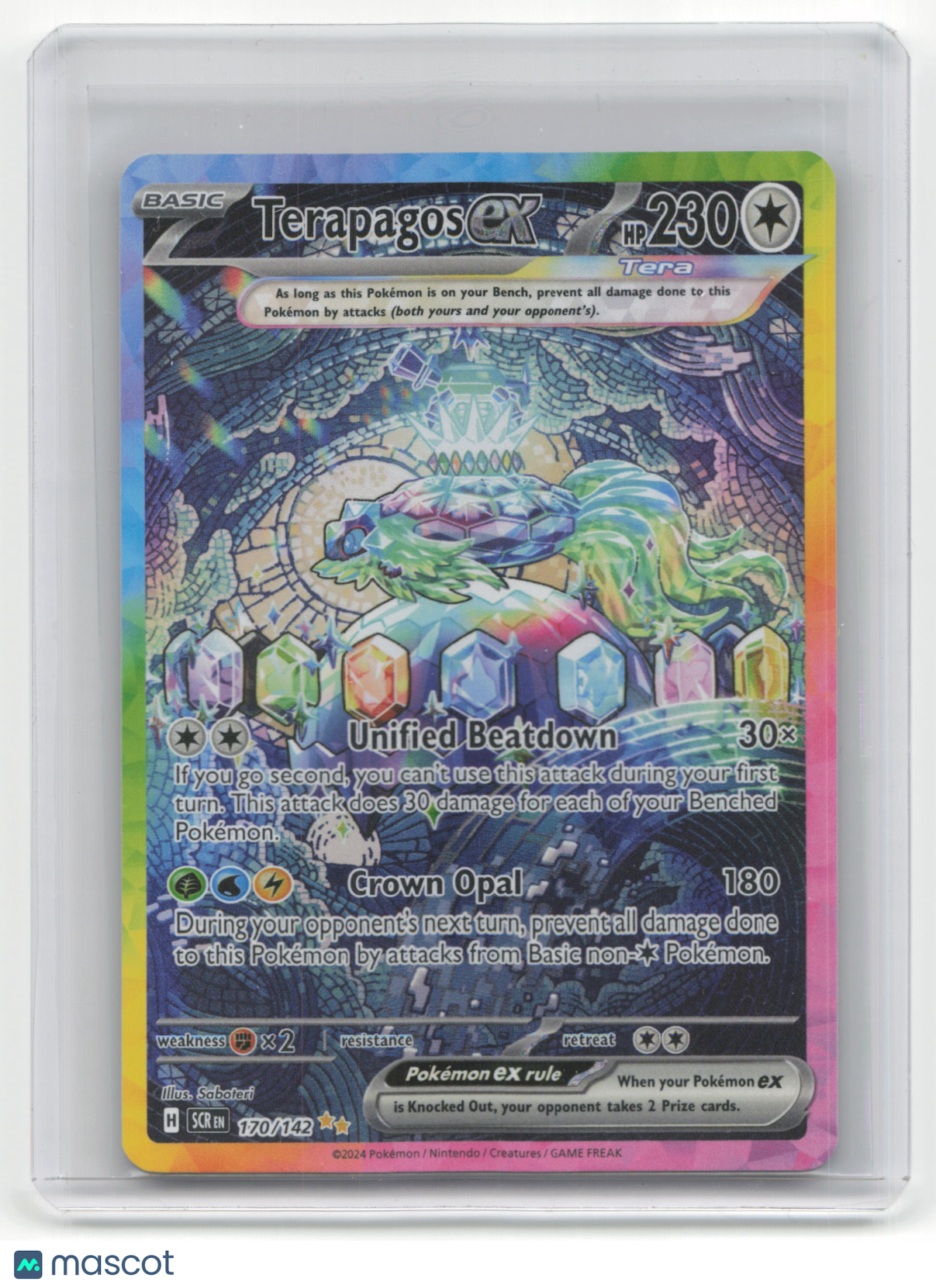 2024 Pokemon TCG Terapagos ex Stellar Crown #170/142