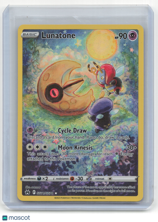 2023 Pokemon Lunatone Sword & Shield Crown Zenith #GG11/GG70